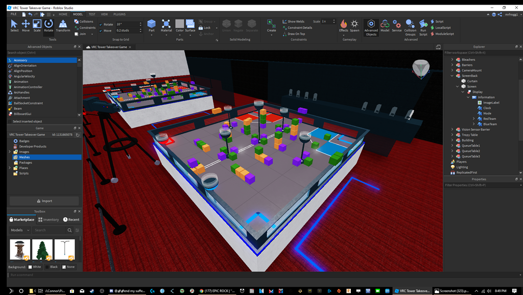 Vex Tower Takeover On Roblox Project Vrc Tower Takeover 19 20 - robot simulator roblox script