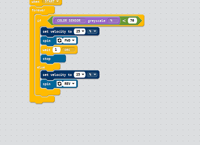 Vex iq color sensor sales programming