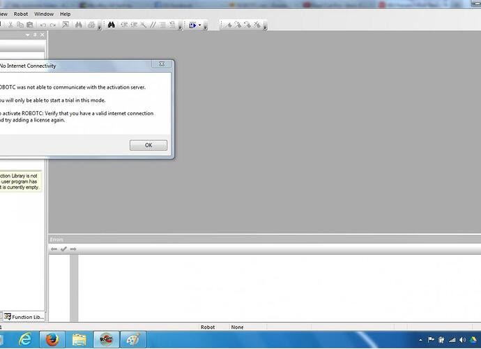 RobotC Activation error.jpg