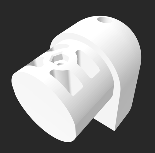 3dPrintedFieldBarrierEndTop
