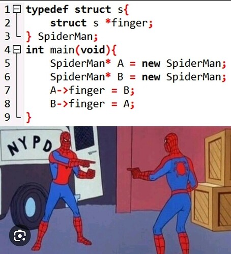 SpiderMan structure initialization order and circular lifetime paradox