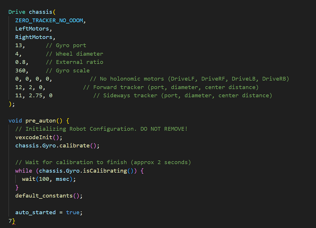 Auton Error - Programming Support - VEX Forum