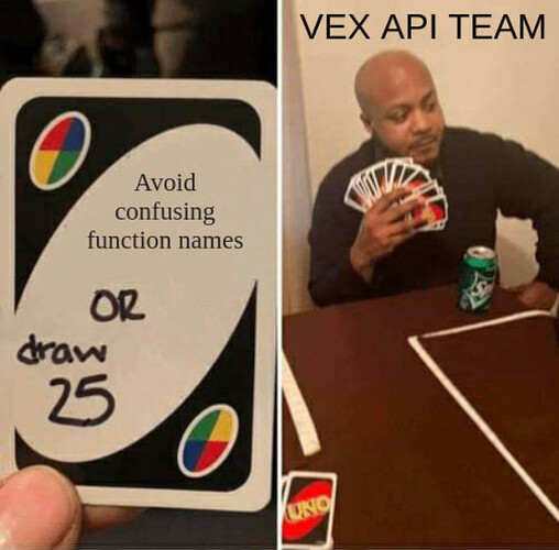 pressing pressed uno vex api team