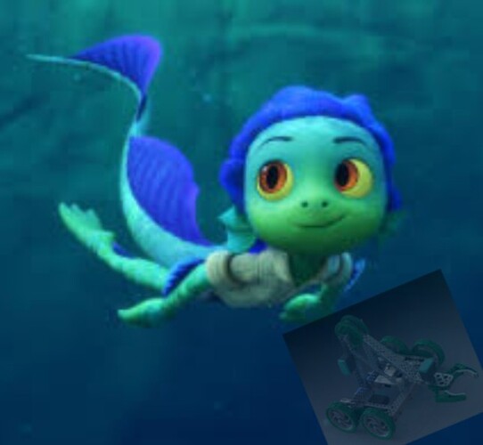 Taran's going underwater