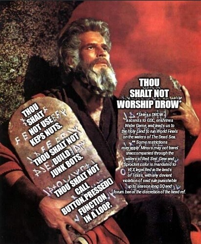 Thou shalt not build junk bots