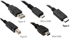 USB connector types