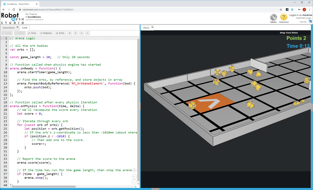 Now Available Robot Mesh Mimic Arenas (Design virtual robot levels