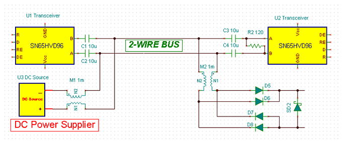 SN65HVD96-2-Wire-Bus