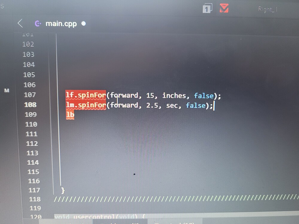 6 motor drivetrain code for auton VEXcode Pro V5 Text Tech Support VEX Forum