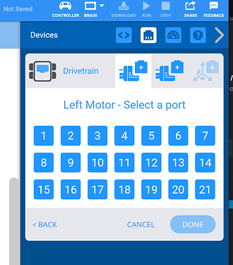 Drivetrain and Joysticks - VEXcode V5 Tech Support - VEX Forum