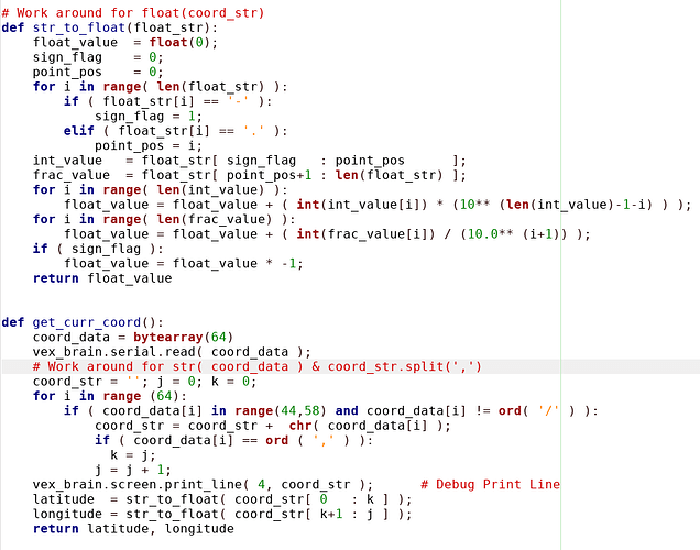 Issues with Python in Robot Mesh - Programming Support - VEX Forum