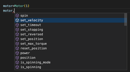 functions list