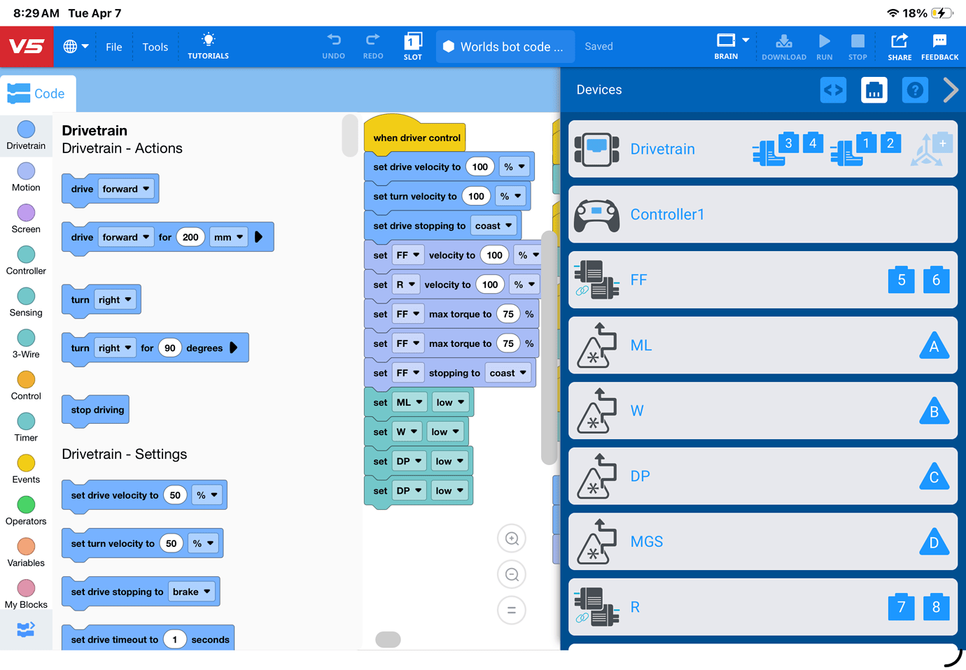 Our auton is not working - Programming Support - VEX Forum