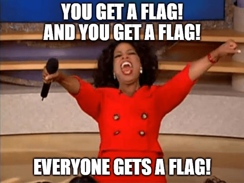 drow you get a flag