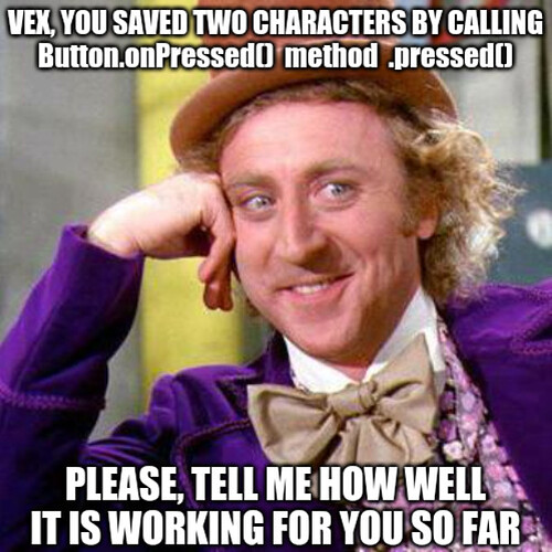pressing pressed wonka