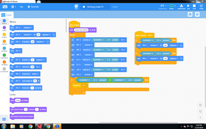 Code for the forms