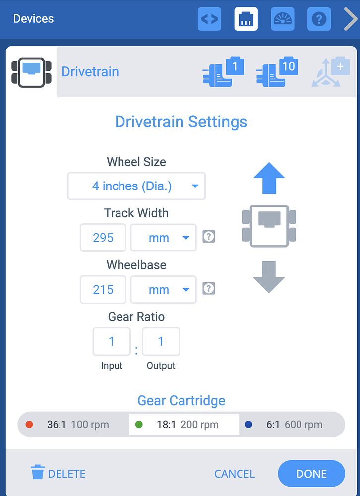 VexCode V5 Blocks to Reduce Drivetrain Velocity - VEXcode V5 Tech ...