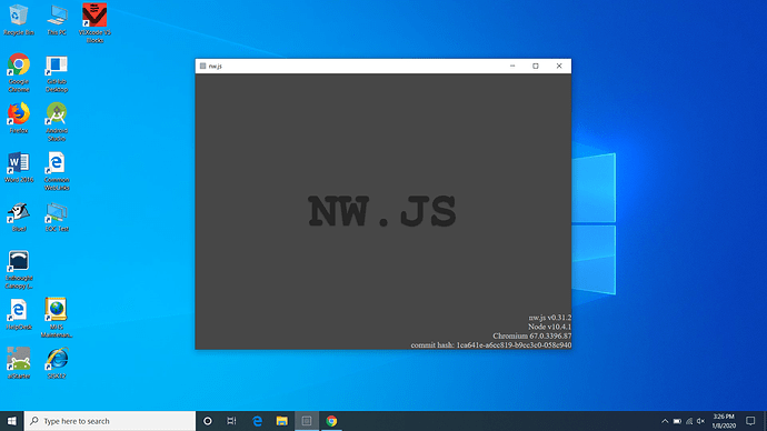 VexV5 NWjs error