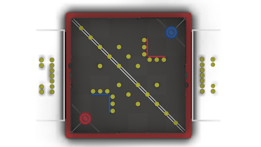 Spin Up Field Available Now Colored CAD including game objects VEX
