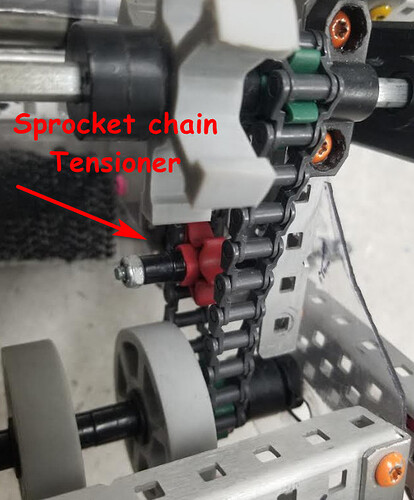 sprocket chain tensioner