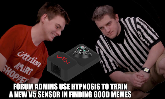 forum admins use hypnosis to train a new sensor