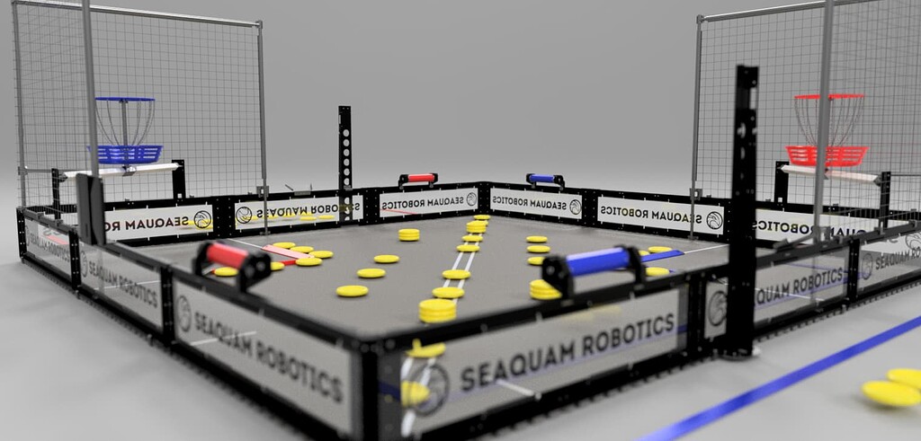 Spin Up Field: Available Now: Colored CAD including game objects - VEX