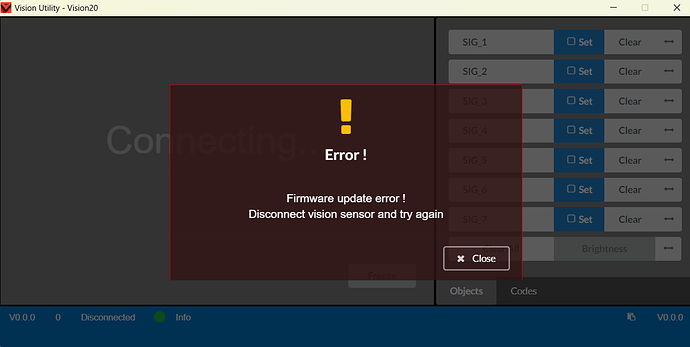 FirwareError