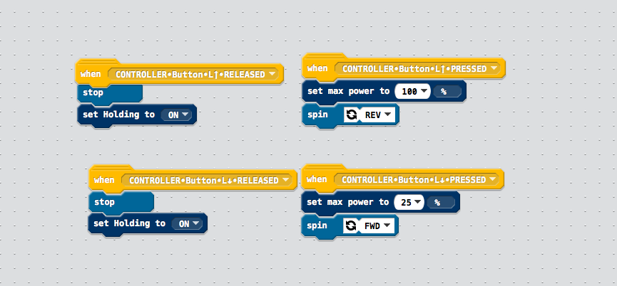 Modkit lifting an arm with two motors code - IQ Technical Discussion ...