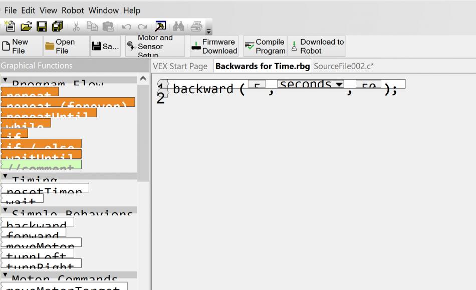 robotc functions