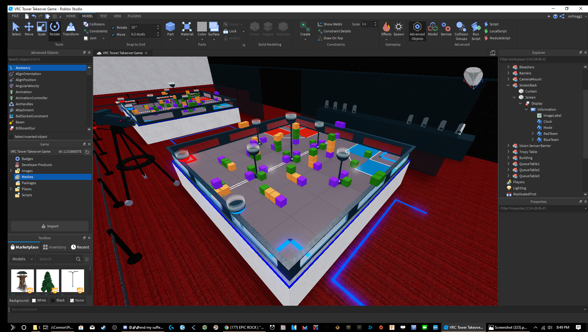 Build a game on roblox discord
