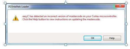incompatible master code.JPG