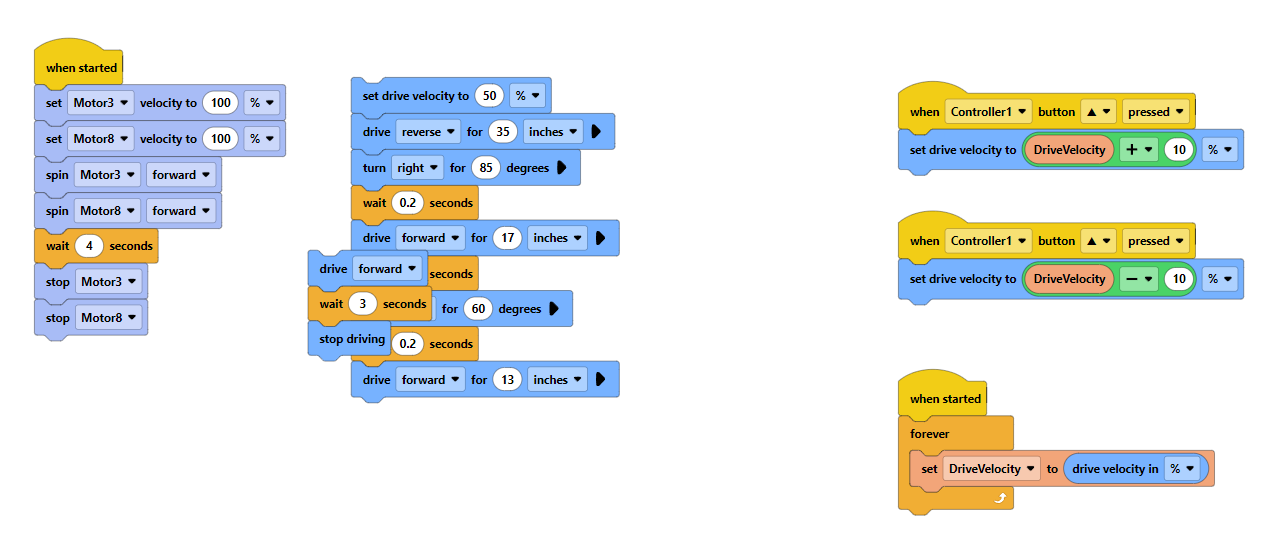 Drivetrain Speed Help - VEXcode V5 Tech Support - VEX Forum