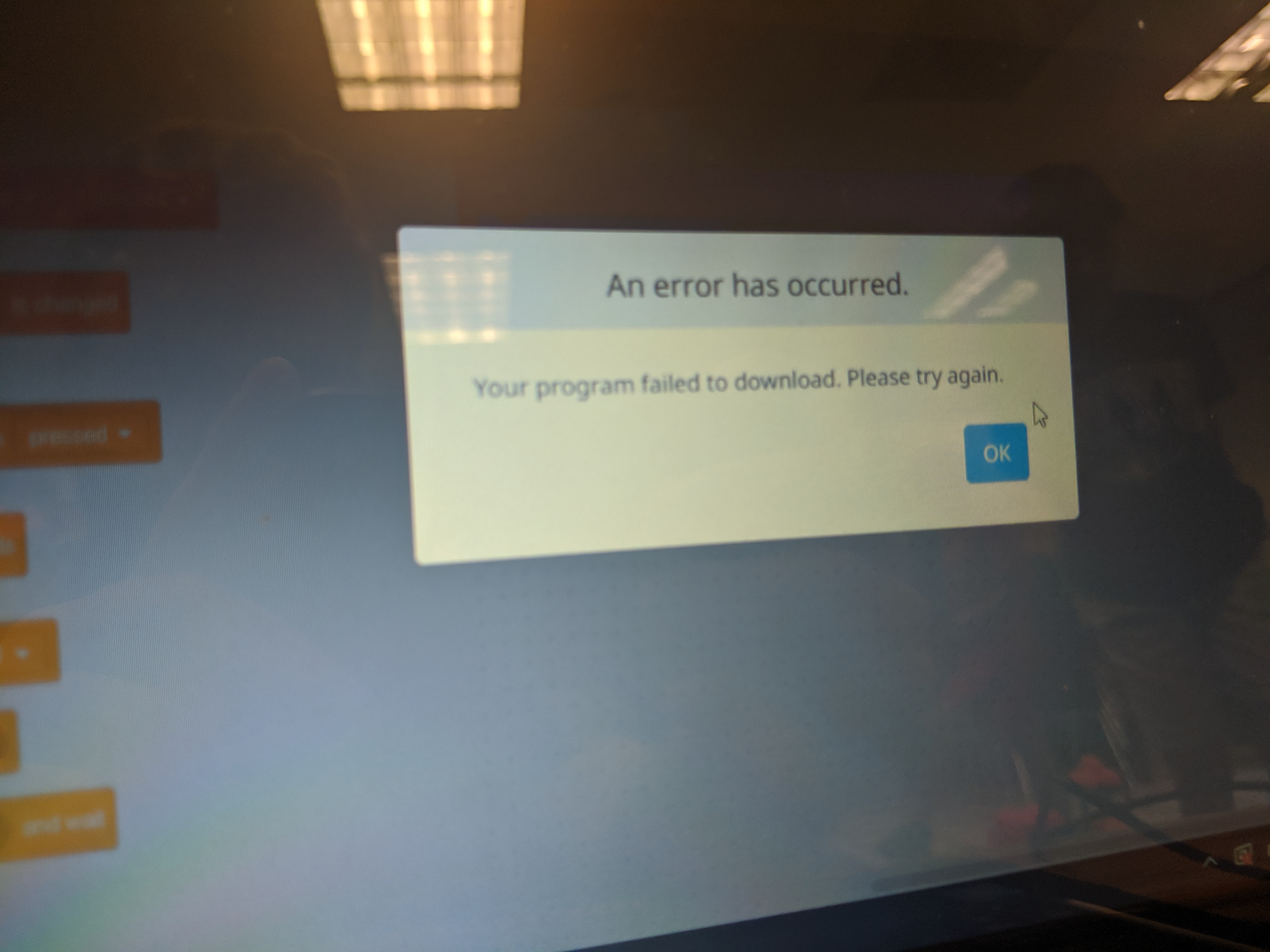 Error trying to download code - VEXcode IQ Technical Support - VEX Forum