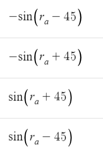 super simple sine functions