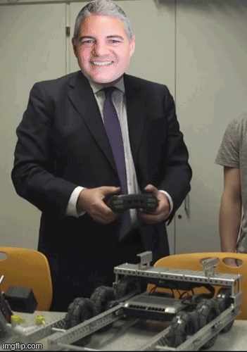 Dan Mantz driving clawbot boris