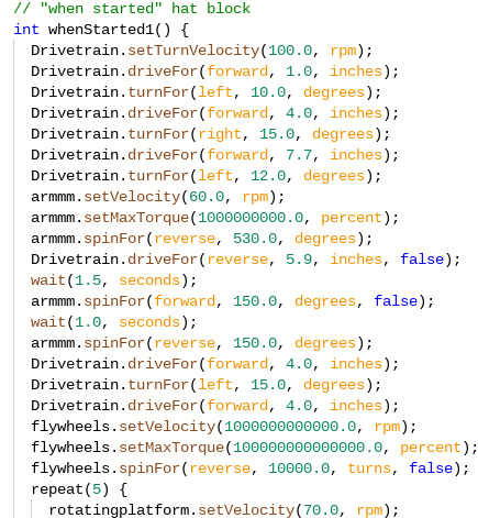Programming Concern - Programming Support - VEX Forum