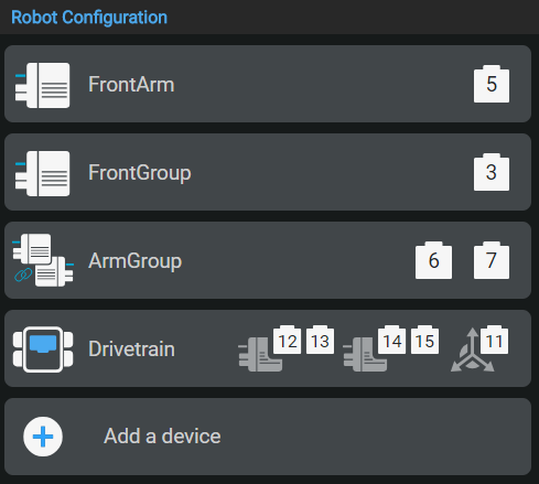 robot configuration
