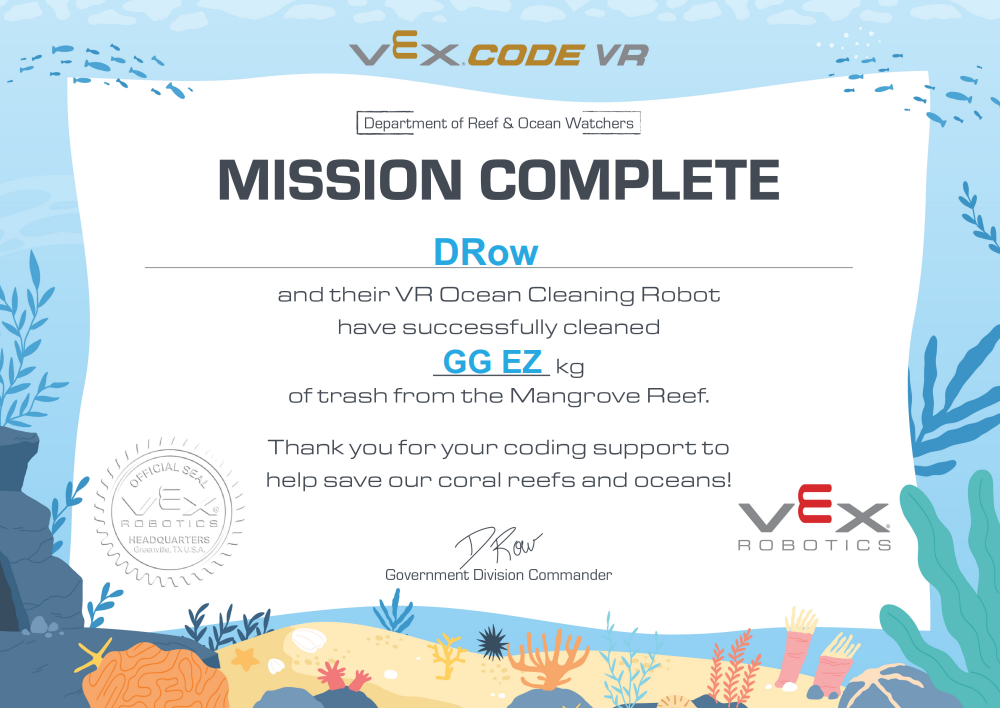DROW Hour of Code Save the Coral Reef Leader Board - Chit-Chat / Rumor ...