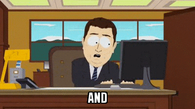 and its gone