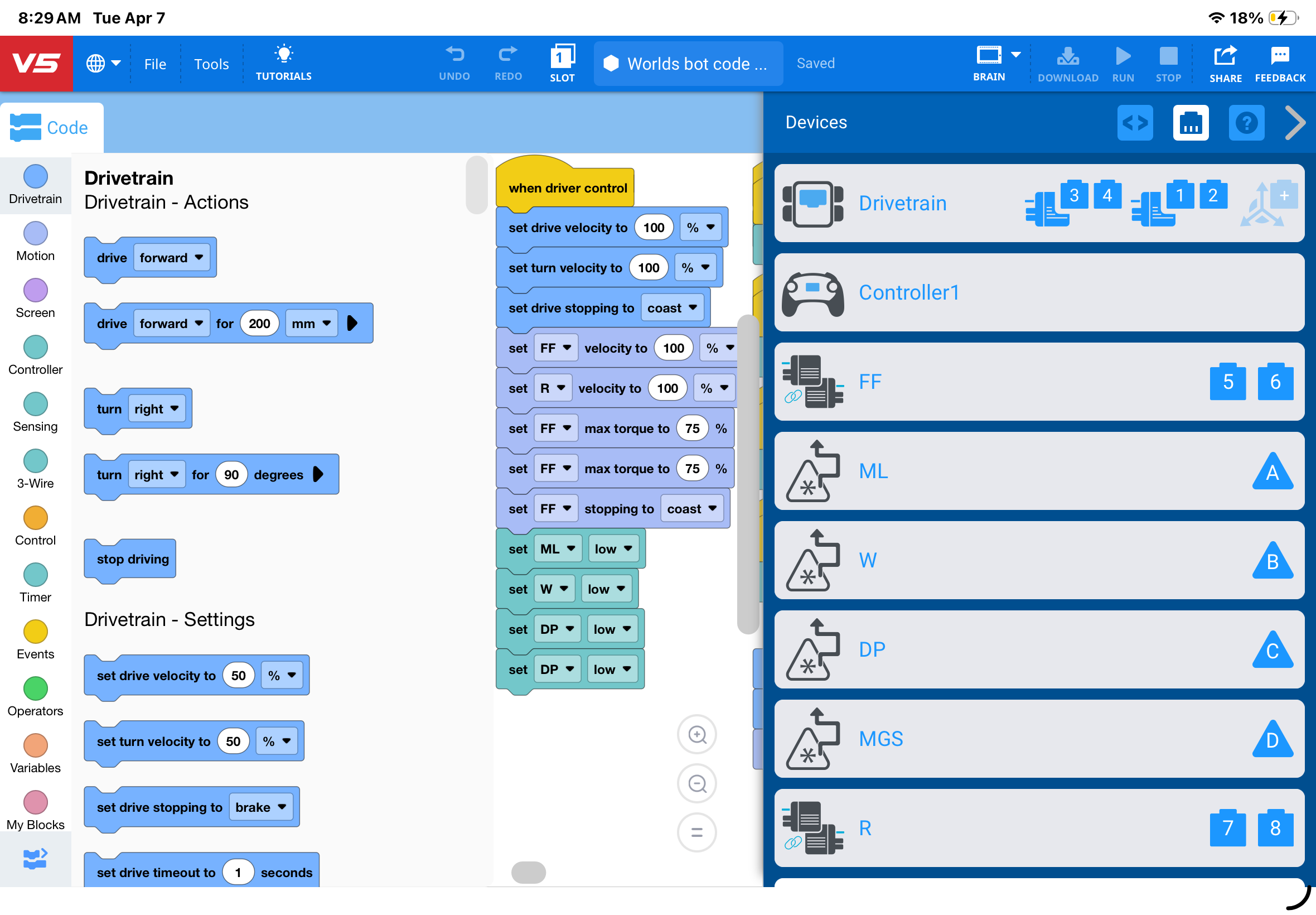 Our auton is not working - Programming Support - VEX Forum