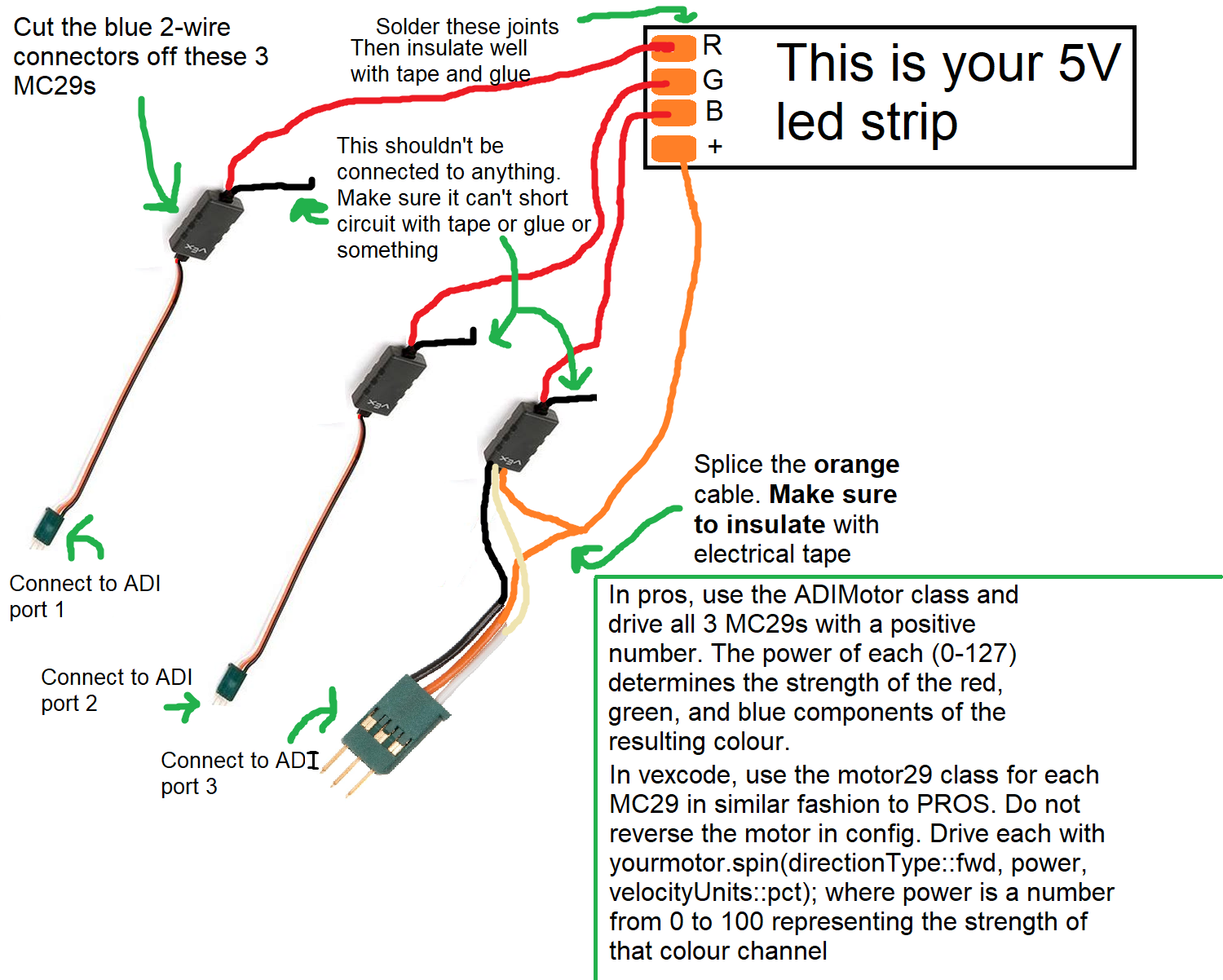 Vex Cortex Wiring Diagram