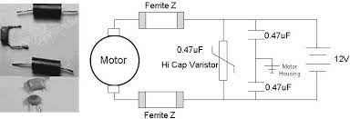ferrite-bead-motor-protection