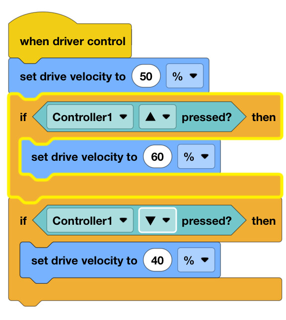 Drivetrain Speed Help - VEXcode V5 Tech Support - VEX Forum