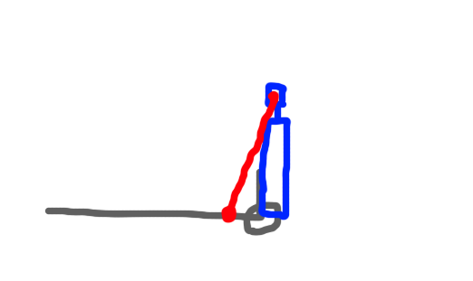 Single acting forklift motion