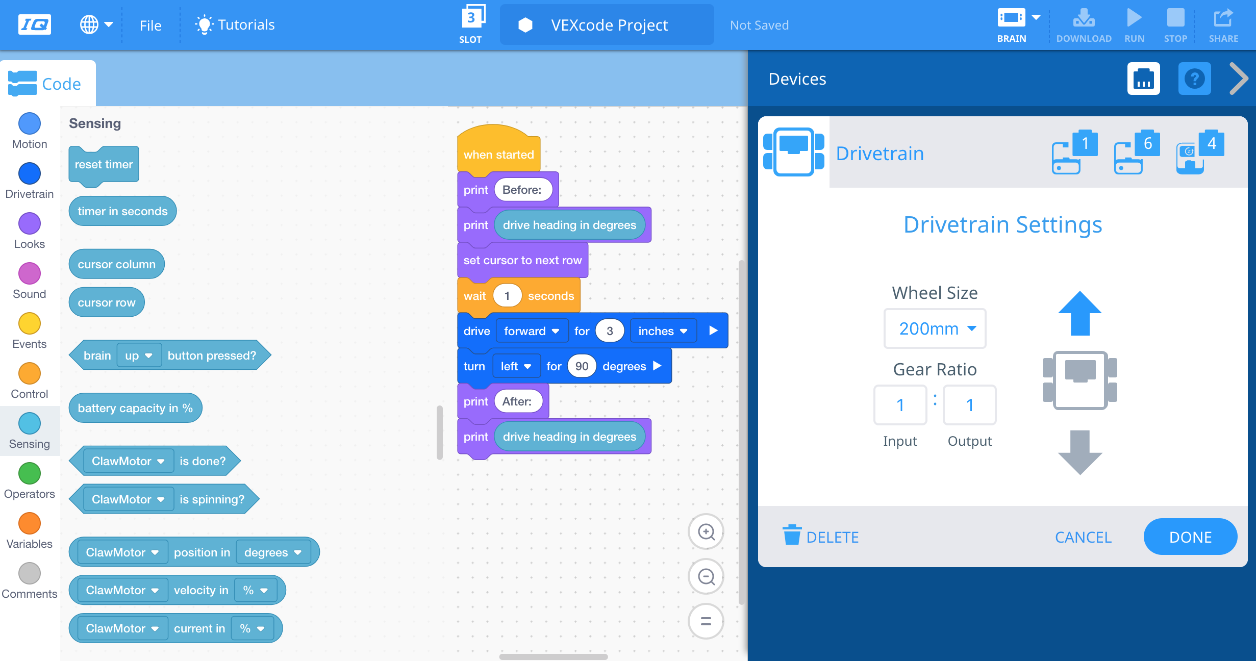 VEXcode IQ Blocks - Fully Functional Preview - VEX News ...