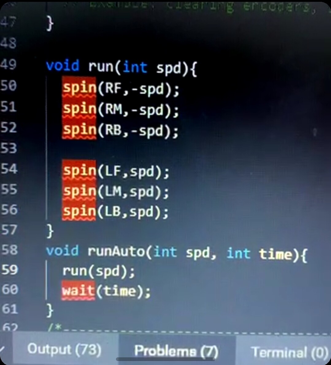 6 motor drivetrain code for auton VEXcode Pro V5 Text Tech Support