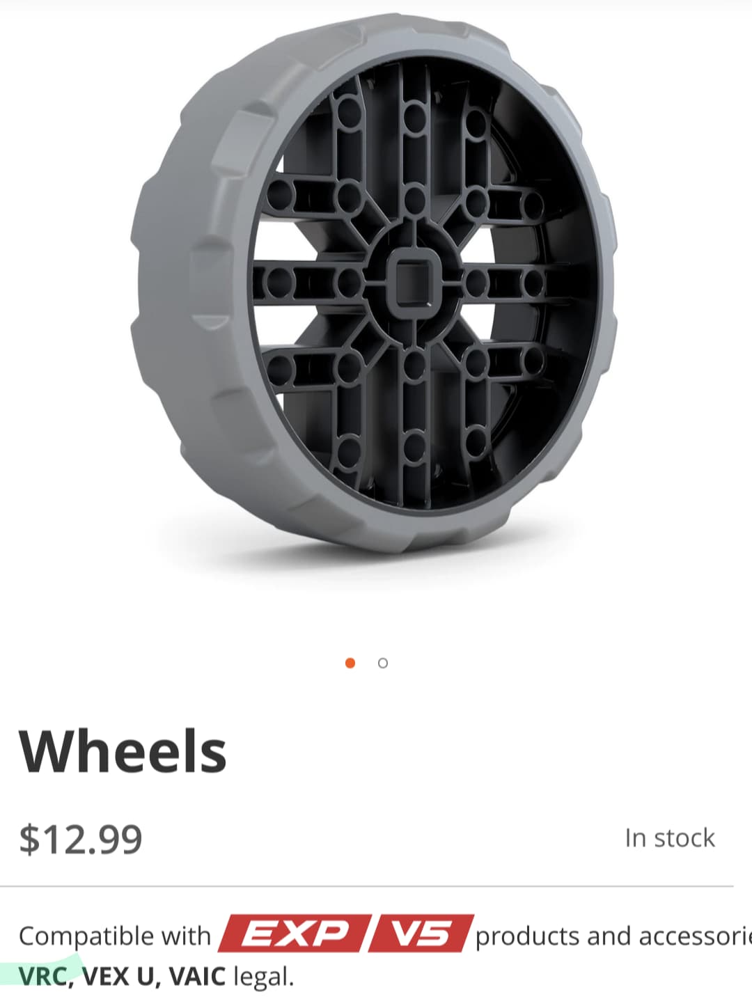 VEX EXP wheels can be used in VEX v5? VRC VEX Forum
