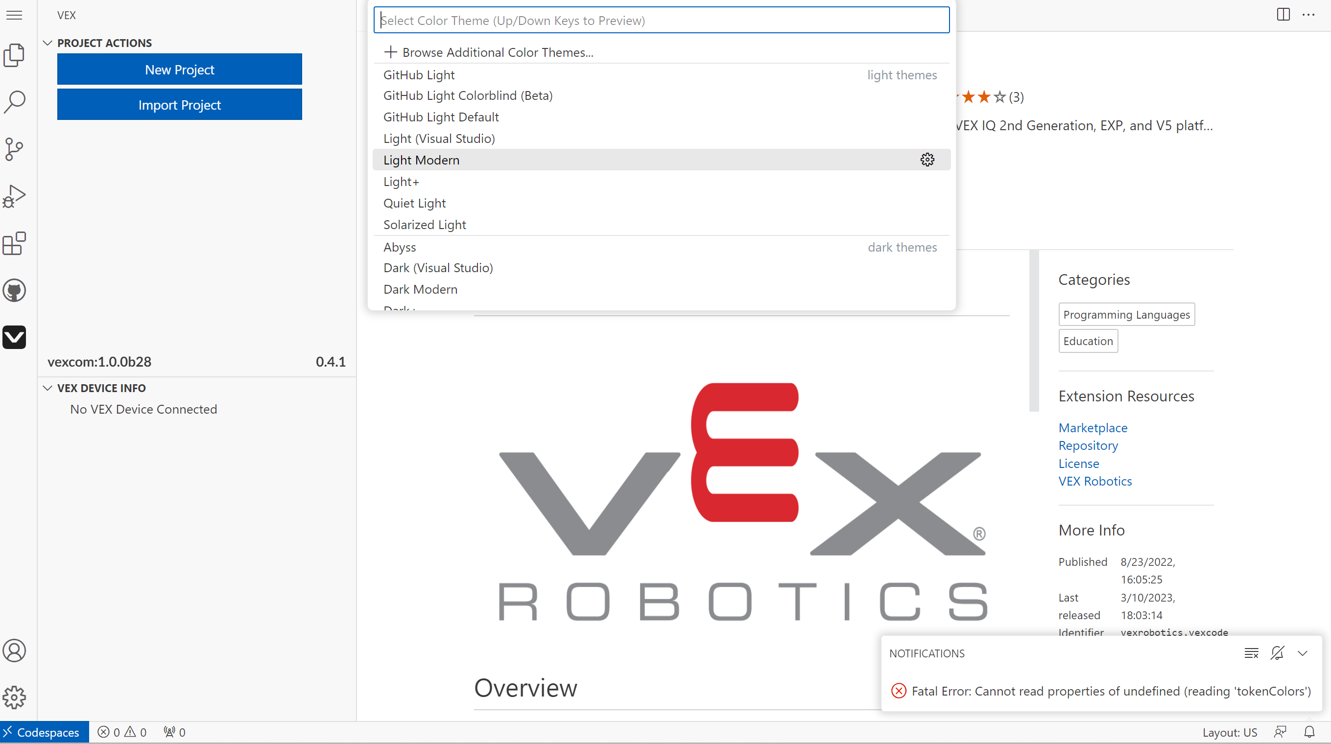 VEX Visual Studio Code Extension - VEX News - VEX Forum