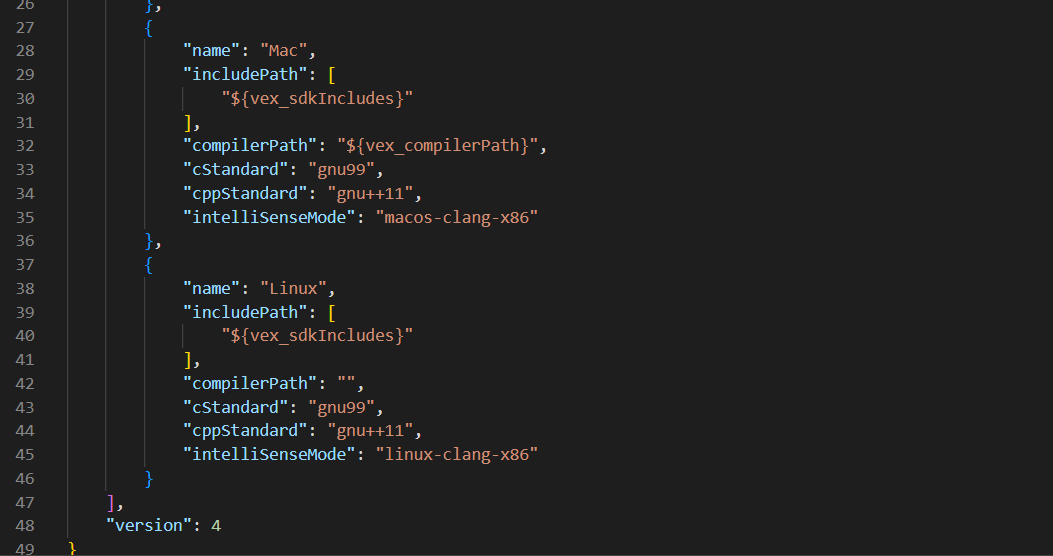 VSCode- cannot open include file "vex.h" - Programming Support - VEX Forum